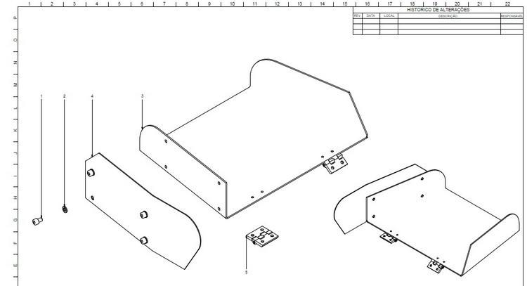 Projeto mecânico industrial